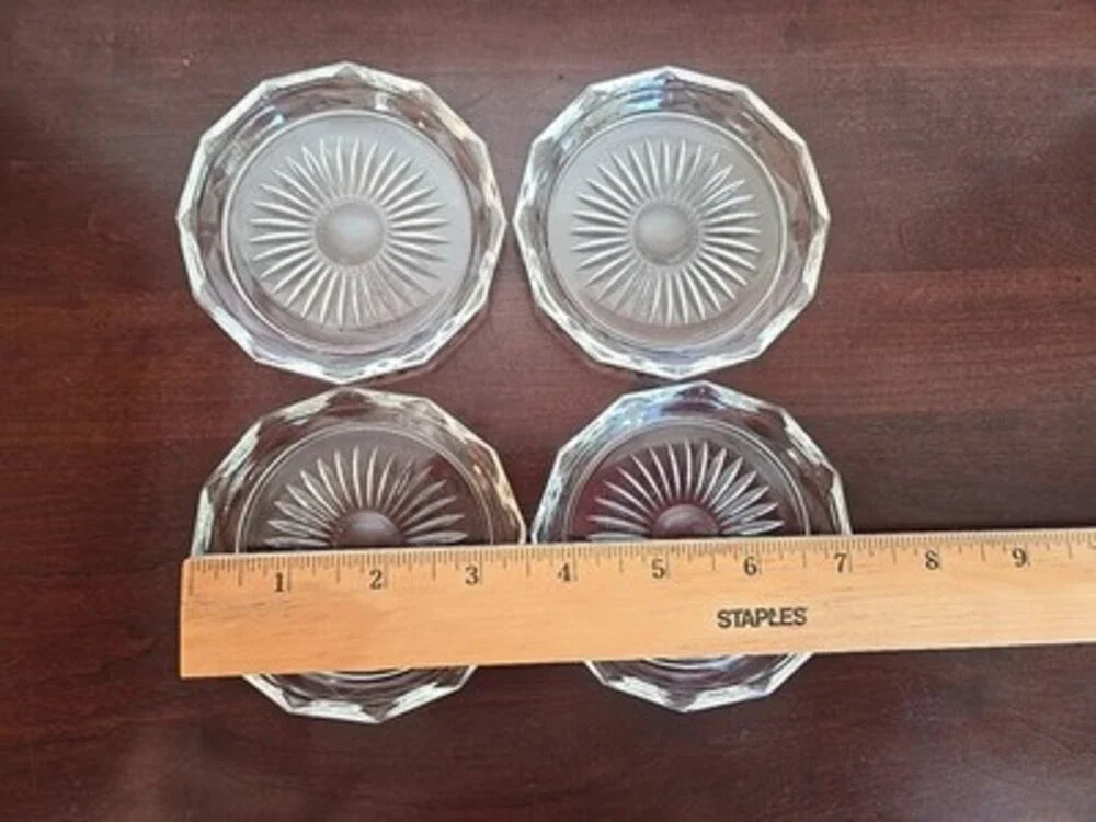 Vintage Coasters Heisey Starburst  - Set Of 4